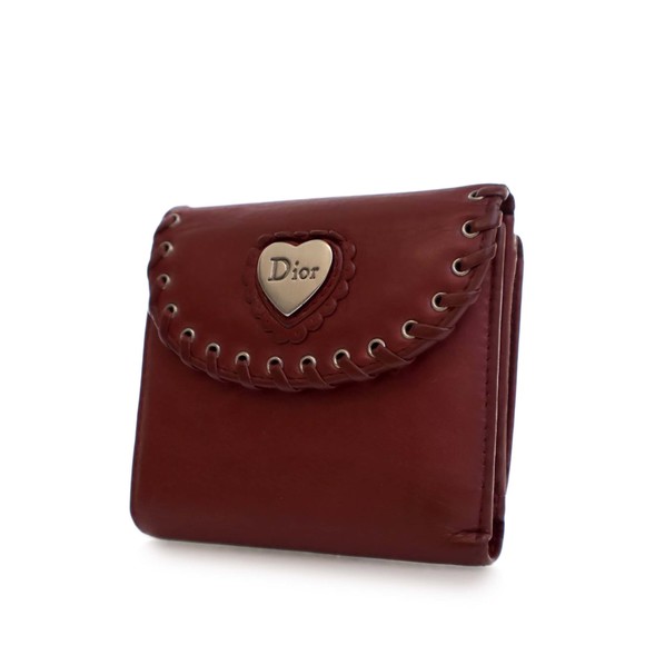 Pre-Loved Dior Calfskin Heart Compact Small Wallet - Picture 2 of 12